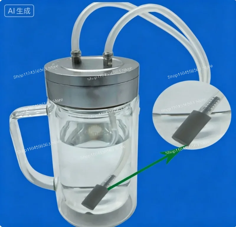 All Glass Ozone Water Bubbler Kit 500mL 1000mL Stainless Steel Diffuser Ozone Oil Glassware
All Glass Ozone Water Bubbler Kit 500mL 1000mL Stainless Steel Diffuser Ozone Oil Glassware