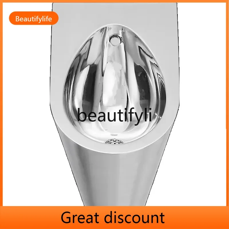 QQ45 304 stainless steel urinal wall-mounted creative urinal bar KTV men's urinal toilet
QQ45 304 stainless steel urinal wall-mounted creative urinal bar KTV men's urinal toilet