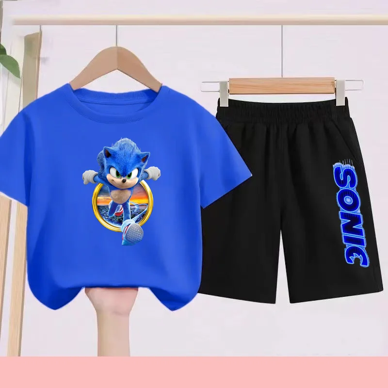 Children Summer T-Shirt+ Shorts Set Anime Science Fiction Film Prints Boys Girls 3-12Yrs Casual Toddler Sports Charming Clothing 
Children Summer T-Shirt+ Shorts Set Anime Science Fiction Film Prints Boys Girls 3-12Yrs Casual Toddler Sports Charming Clothing