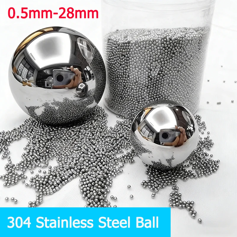 304 Stainless Steel Ball Corrosion Resistant Solid Smooth Round Beads Dia 0.5mm-28mm for Bearing Slingshot Bike Scooter DIY Craf
304 Stainless Steel Ball Corrosion Resistant Solid Smooth Round Beads Dia 0.5mm-28mm for Bearing Slingshot Bike Scooter DIY Craf