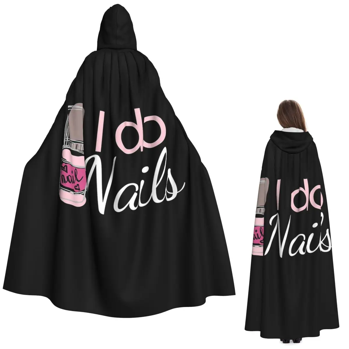 I Do Nails, маникюрная студия, длинный плащ с капюшоном, средневековый костюм ведьмы, накидка для косплея, пальто на Хэллоуин для взрослых, унисекс
I Do Nails, маникюрная студия, длинный плащ с капюшоном, средневековый костюм ведьмы, накидка для косплея, пальто на Хэллоуин для взрослых, унисекс