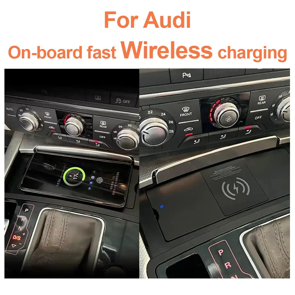 Car Wireless Fast Charging Plate for Audi RS7 A6 C7 A7 S6 S7 RS6 Car Charger Cigarette Lighter 15W Quick Charging Aftermarket
Car Wireless Fast Charging Plate for Audi RS7 A6 C7 A7 S6 S7 RS6 Car Charger Cigarette Lighter 15W Quick Charging Aftermarket