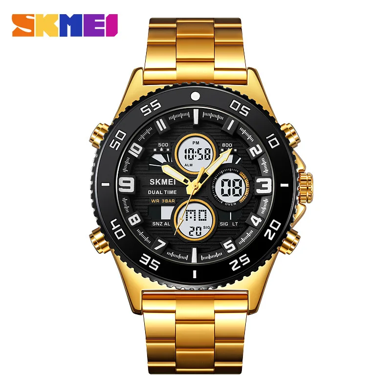 Skmei 2024New Men's Watch Double Inserts Quartz Electronic Watch Waterproof Dual Display Multifunctional Electronic Watch
Skmei 2024New Men's Watch Double Inserts Quartz Electronic Watch Waterproof Dual Display Multifunctional Electronic Watch