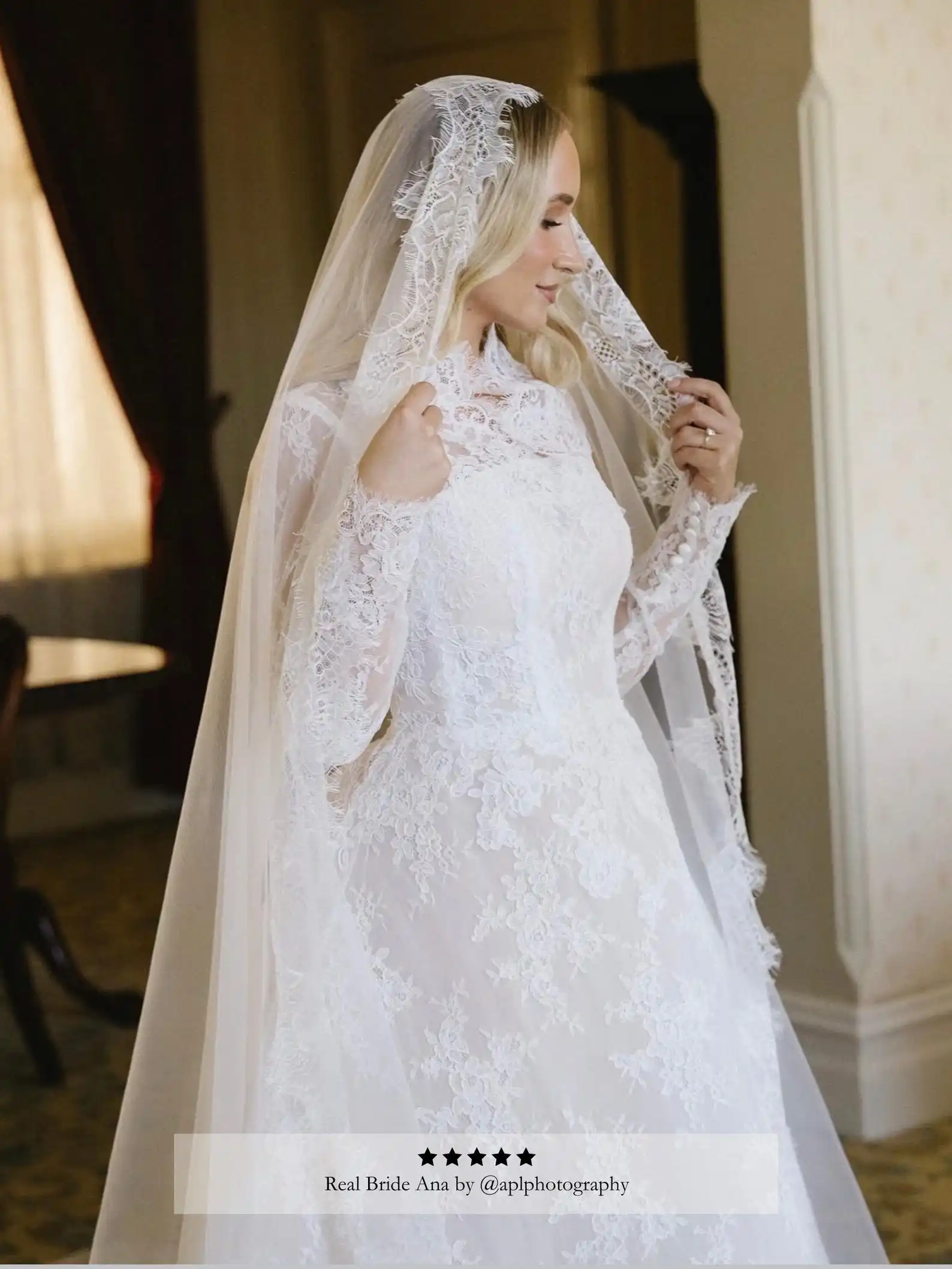 Chantilly Lace Bridal Veil Mantilla Veil Ivory Eyelash Lace Trim Wedding Veil Soft Tulle Mantilla Eyelashes With Lace Edge
Chantilly Lace Bridal Veil Mantilla Veil Ivory Eyelash Lace Trim Wedding Veil Soft Tulle Mantilla Eyelashes With Lace Edge
