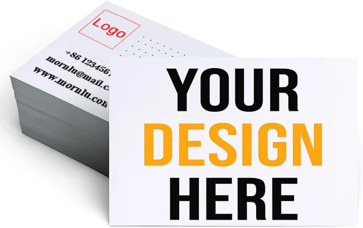 Custom Business Cards Add Photo/LOGO/Text Personalized Business Cards for Small Business 300gsm Matte Paper Front
Custom Business Cards Add Photo/LOGO/Text Personalized Business Cards for Small Business 300gsm Matte Paper Front