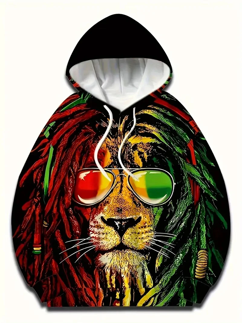 Guatemala Jamaica 3D Printing Men's Hoodies Lion Animel Graphic Tracksuit Tops Casual Sweatshirts Hooded Tops Summer Male Clothe
Guatemala Jamaica 3D Printing Men's Hoodies Lion Animel Graphic Tracksuit Tops Casual Sweatshirts Hooded Tops Summer Male Clothe