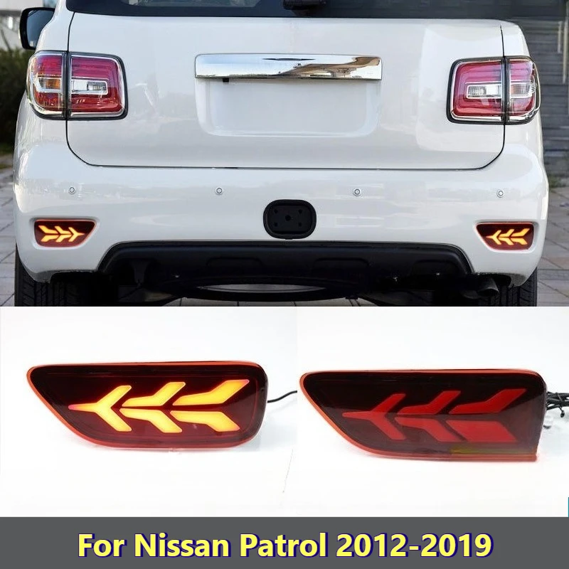 Для Nissan Patrol 2012-2019: Светодиодный задний бампер-фонарь, отражатель, задний противотуманный фонарь, модифицированный динамический указатель поворота, стоп-сигнал
Для Nissan Patrol 2012-2019: Светодиодный задний бампер-фонарь, отражатель, задний противотуманный фонарь, модифицированный динамический указатель поворота, стоп-сигнал