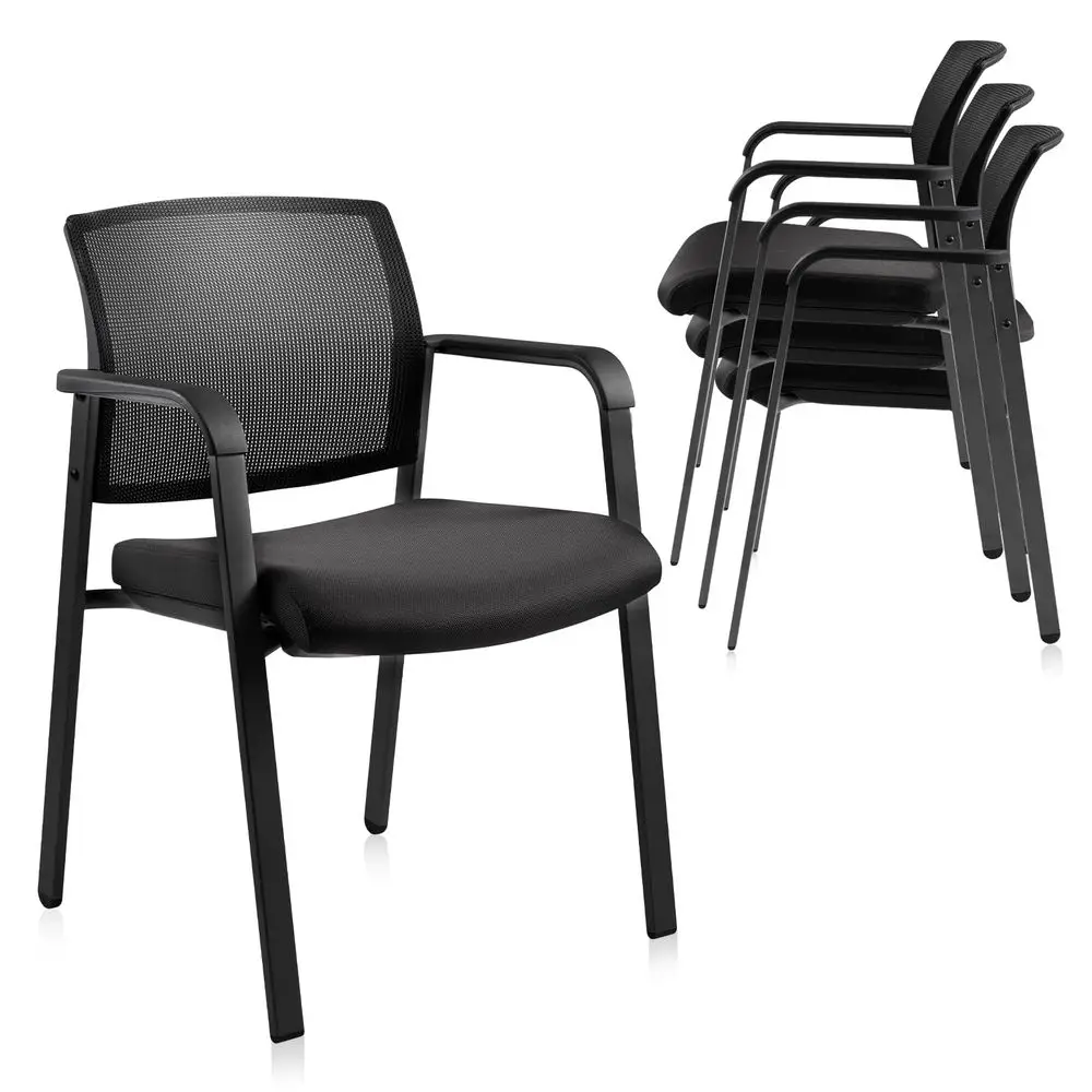 Home Office Desk Chair No Wheels,Ergonomic Mesh Mid Back Stacking Arm Chair for Remote Learning,Small Office,Guest Chair,Colleg
Home Office Desk Chair No Wheels,Ergonomic Mesh Mid Back Stacking Arm Chair for Remote Learning,Small Office,Guest Chair,Colleg