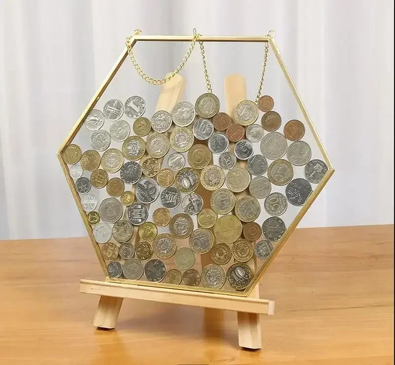 Hexagonal Glass Storage Box Coin Collection Box Photo Frame Specimen Holder Picture Frame Photo Rack Display Stand Organizer
Hexagonal Glass Storage Box Coin Collection Box Photo Frame Specimen Holder Picture Frame Photo Rack Display Stand Organizer