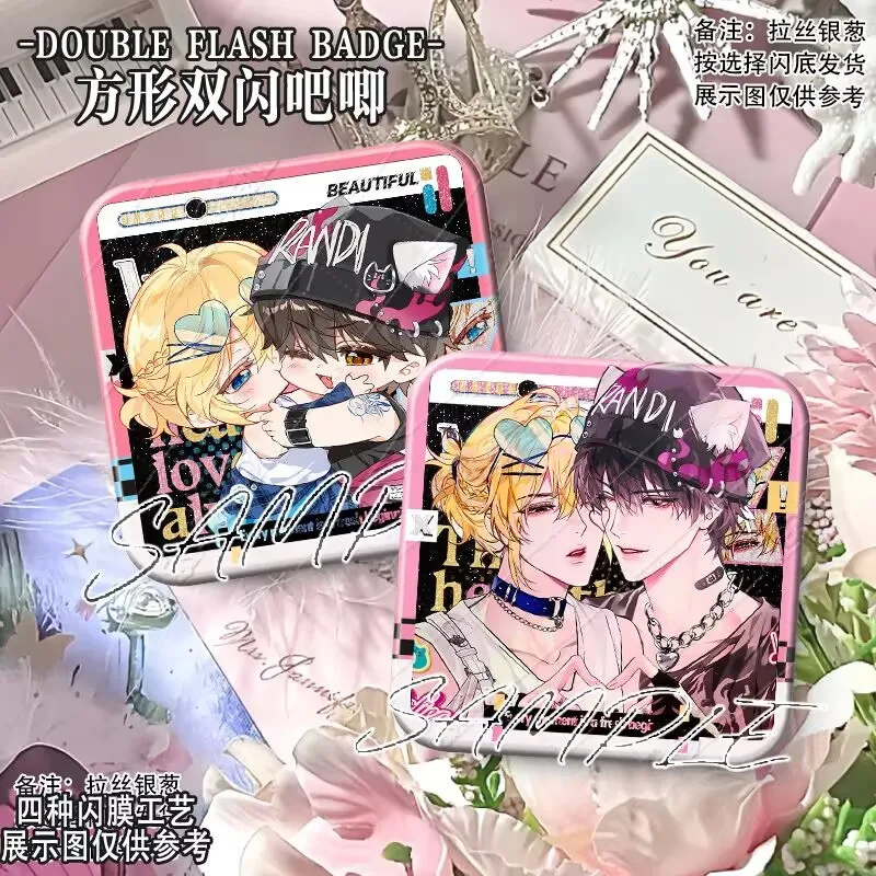 The new Gu Zi 'Lanbo, Bai Chunian' Mermaid Fall, Wave Rhythm series cute double flash bar reflective badge
The new Gu Zi 'Lanbo, Bai Chunian' Mermaid Fall, Wave Rhythm series cute double flash bar reflective badge