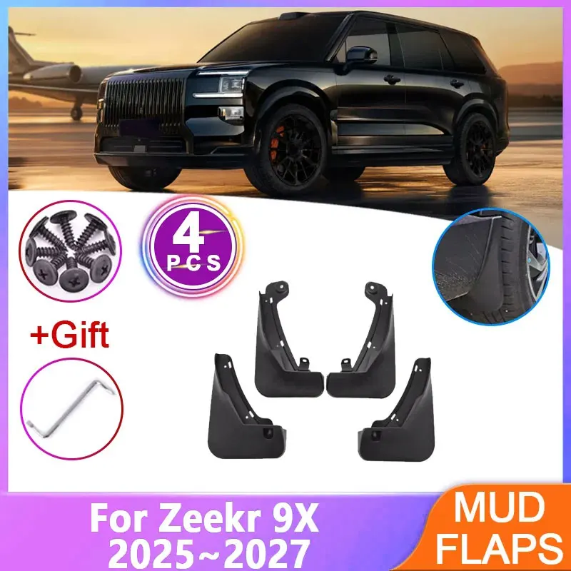 For Zeekr 9X Accessories EX1H 2025 2026 2027 4PCS Car Mudguards Mudflaps Anti-splash Mud Flap Mud Guard Fenders Auto Parts Tool
For Zeekr 9X Accessories EX1H 2025 2026 2027 4PCS Car Mudguards Mudflaps Anti-splash Mud Flap Mud Guard Fenders Auto Parts Tool