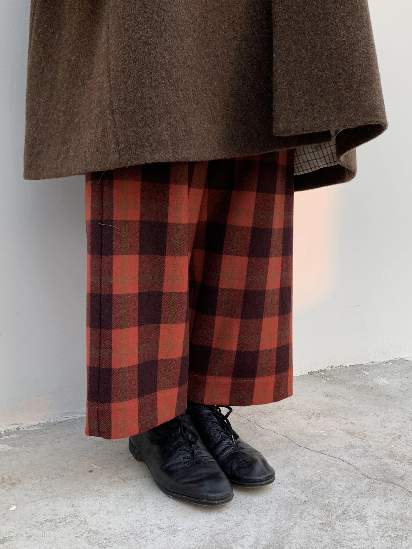 Autumn Winter Orange Plaid Straight Leg Elastic Waist Woolen Nine-Piece Pants Women's Casual Faion Trousers
Autumn Winter Orange Plaid Straight Leg Elastic Waist Woolen Nine-Piece Pants Women's Casual Faion Trousers