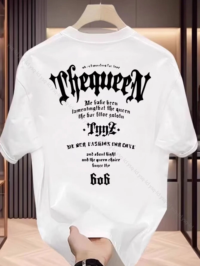 2025 Gothic Letter printed pure cotton T-shirt Summer Casual Sports short-sleeved T-shirt for men and women surfing beach
2025 Gothic Letter printed pure cotton T-shirt Summer Casual Sports short-sleeved T-shirt for men and women surfing beach