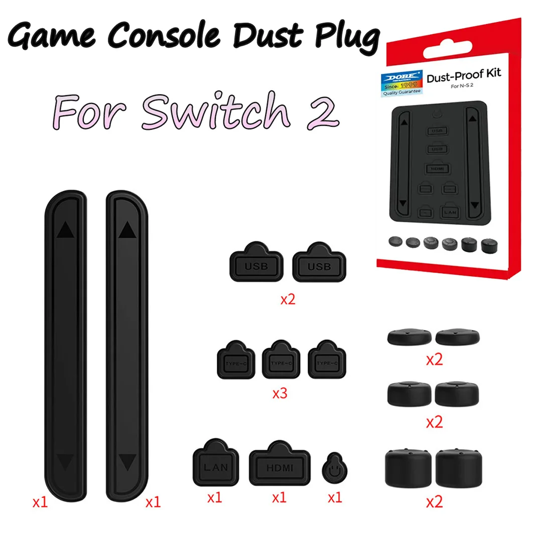 Switch 2 Joystick Cap Silicone Interface Plug Game Accessories Suitable For Nintendo Switch 2 Game Console Dust Cover
Switch 2 Joystick Cap Silicone Interface Plug Game Accessories Suitable For Nintendo Switch 2 Game Console Dust Cover