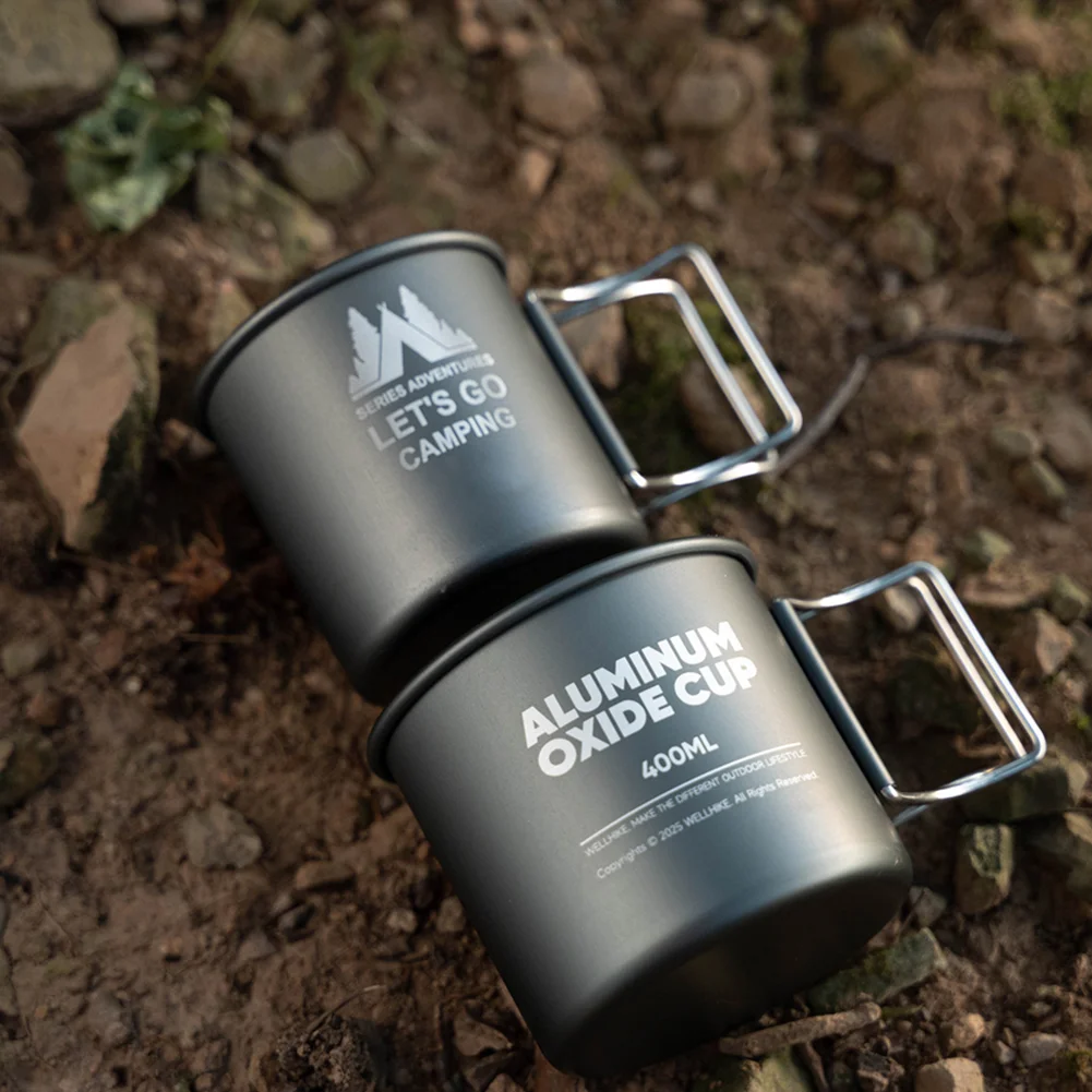 Компактный складной набор кружек 300 мл и 400 мл из алюминиевого сплава, совместимый с открытым огнем, с текстурированной ручкой и складной конструкцией для походов.
Компактный складной набор кружек 300 мл и 400 мл из алюминиевого сплава, совместимый с открытым огнем, с текстурированной ручкой и складной конструкцией для походов.