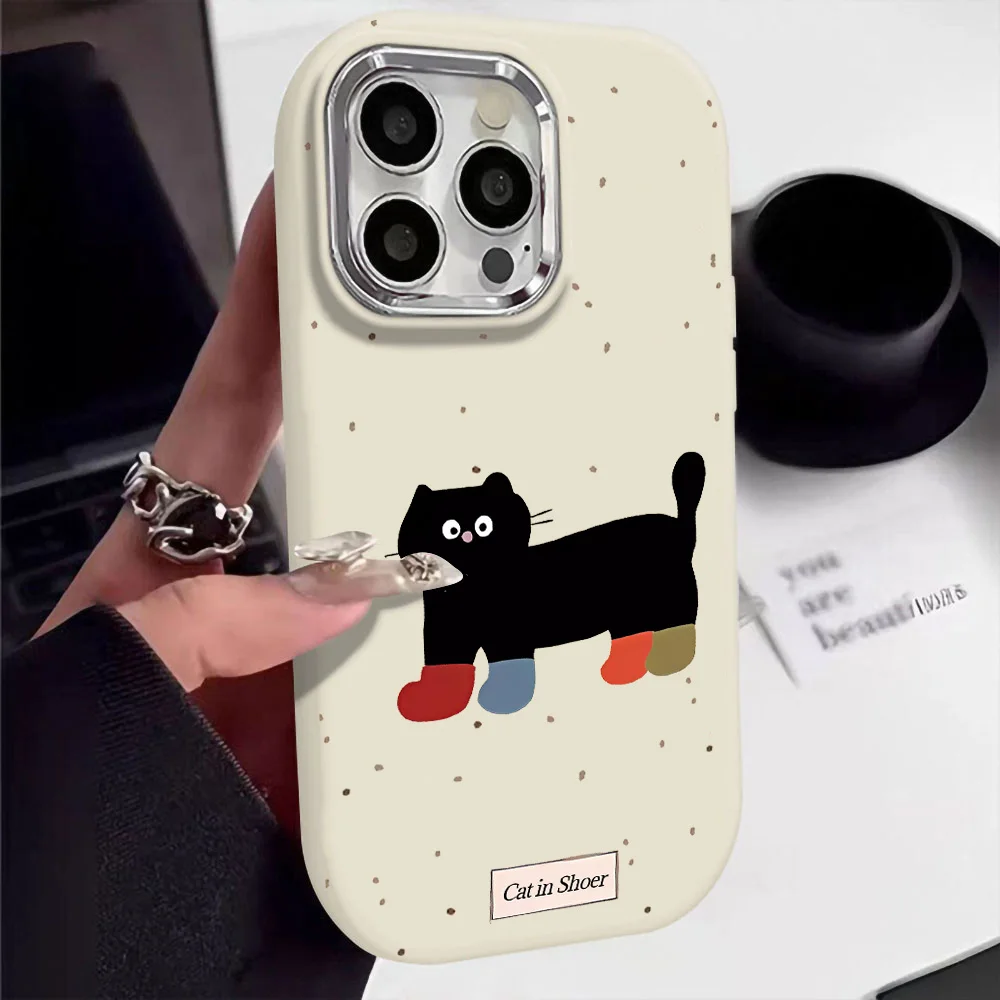 Black Cat Phone Case For iPhone 15 Case iPhone 13 11 12 14 16 Pro 15 Pro Max Shockproof Metal Lens Bumper Soft Silicone Cover
Black Cat Phone Case For iPhone 15 Case iPhone 13 11 12 14 16 Pro 15 Pro Max Shockproof Metal Lens Bumper Soft Silicone Cover