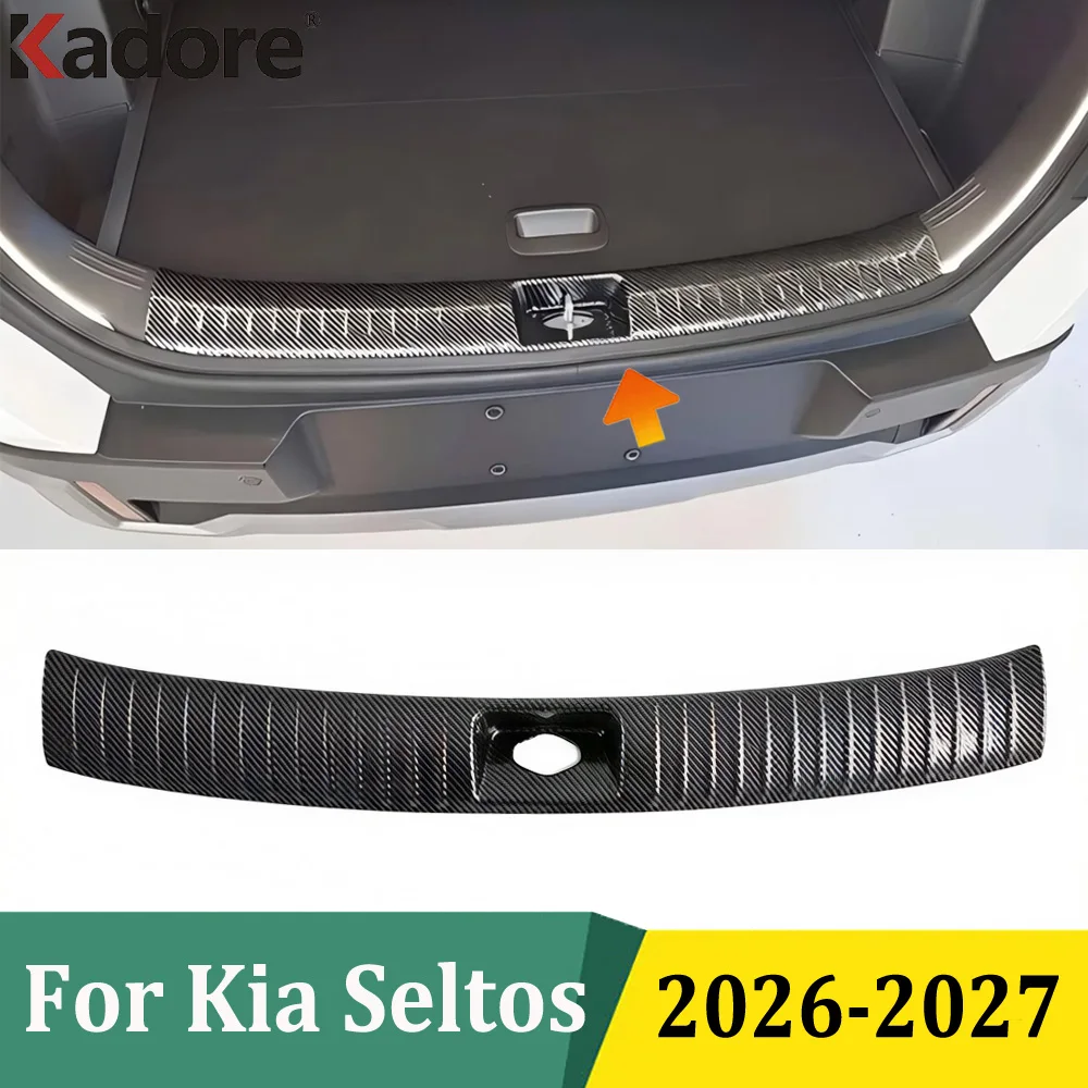 For Kia Seltos 2026 2027 Stainless Steel Inner Rear Bumper Guard Cover Trim Trunk Sill Anti-Scratch Protector Car Accessories
For Kia Seltos 2026 2027 Stainless Steel Inner Rear Bumper Guard Cover Trim Trunk Sill Anti-Scratch Protector Car Accessories