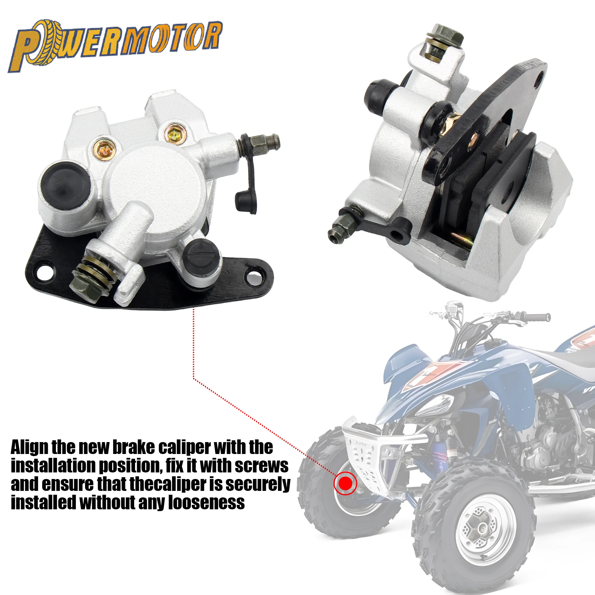 1Pair ATV Front Brake Caliper Set Modified For Yamaha Grizzly 660 2002-2008 YFM660 KODIAK 400 1999-2006 450 2003-2006 With Pads
1Pair ATV Front Brake Caliper Set Modified For Yamaha Grizzly 660 2002-2008 YFM660 KODIAK 400 1999-2006 450 2003-2006 With Pads
