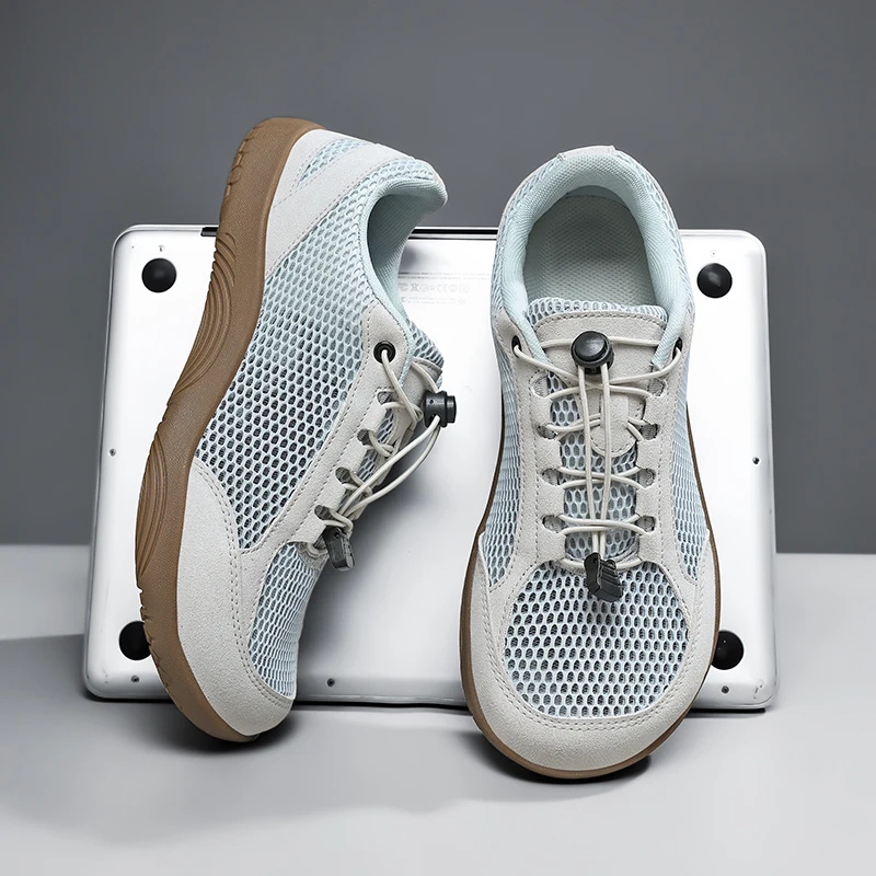 New Wide-toe Men's Shoes Casual Soft Sole Wide-Toe Shoes Walking Sneakers Breathable Mesh Comfortable Barefoot Shoes Big Size 48
New Wide-toe Men's Shoes Casual Soft Sole Wide-Toe Shoes Walking Sneakers Breathable Mesh Comfortable Barefoot Shoes Big Size 48