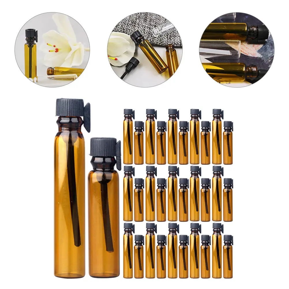 50Pcs Mini Essential Oil Bottle with Dropper 1Ml 2Ml Colored Glass Sample Vials for Liquids Portable Refillable
50Pcs Mini Essential Oil Bottle with Dropper 1Ml 2Ml Colored Glass Sample Vials for Liquids Portable Refillable