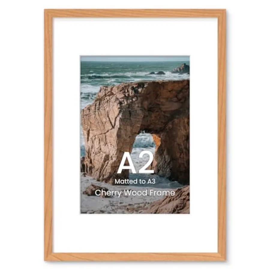A2 Picture Frame, Solid 42x59.4cm Photo Frame for Wall, Right Angle A2 420x594mm Poster Frame Matted to A3(287x410mm), HD Tempe
A2 Picture Frame, Solid 42x59.4cm Photo Frame for Wall, Right Angle A2 420x594mm Poster Frame Matted to A3(287x410mm), HD Tempe