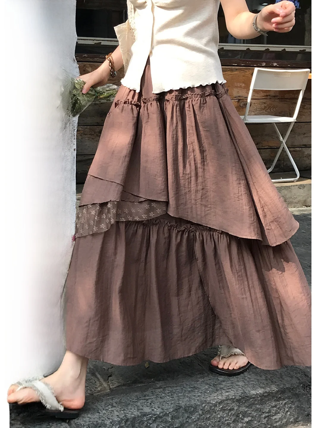 Retro Patchwork Asymmetrical Elegant Half Skirt Women's Design Sensation Gentle Wind Elastic Waist Skirt Ethnic Style Breatha...
Retro Patchwork Asymmetrical Elegant Half Skirt Women's Design Sensation Gentle Wind Elastic Waist Skirt Ethnic Style Breatha...