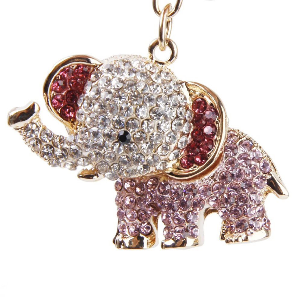 Rhinestone Keychain for Handbag Elephant Alloy Shape Ring Keyring Themed with Buckles
Rhinestone Keychain for Handbag Elephant Alloy Shape Ring Keyring Themed with Buckles