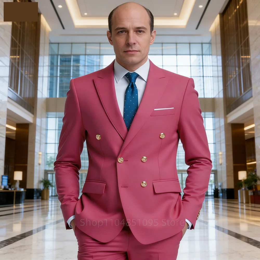 Модный мужской свадебный смокинг-костюм из 2 предметов: двубортный пиджак для жениха и шорты, деловой повседневный костюм приталенного кроя для мужчин
Модный мужской свадебный смокинг-костюм из 2 предметов: двубортный пиджак для жениха и шорты, деловой повседневный костюм приталенного кроя для мужчин