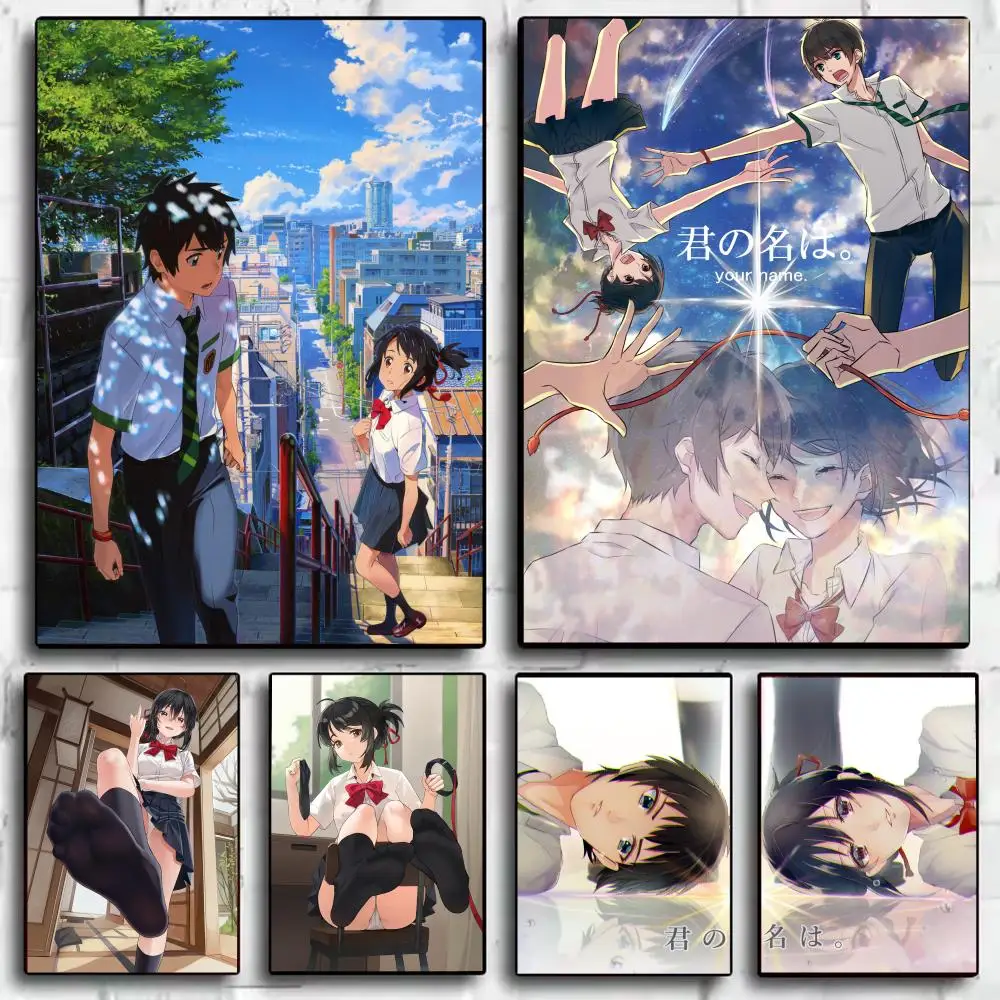 Your N-NameS Anime Poster Home Living Bed Room Bar Hallway Sticky Wall Art Printing Waterproof Aesthetic Decor
Your N-NameS Anime Poster Home Living Bed Room Bar Hallway Sticky Wall Art Printing Waterproof Aesthetic Decor