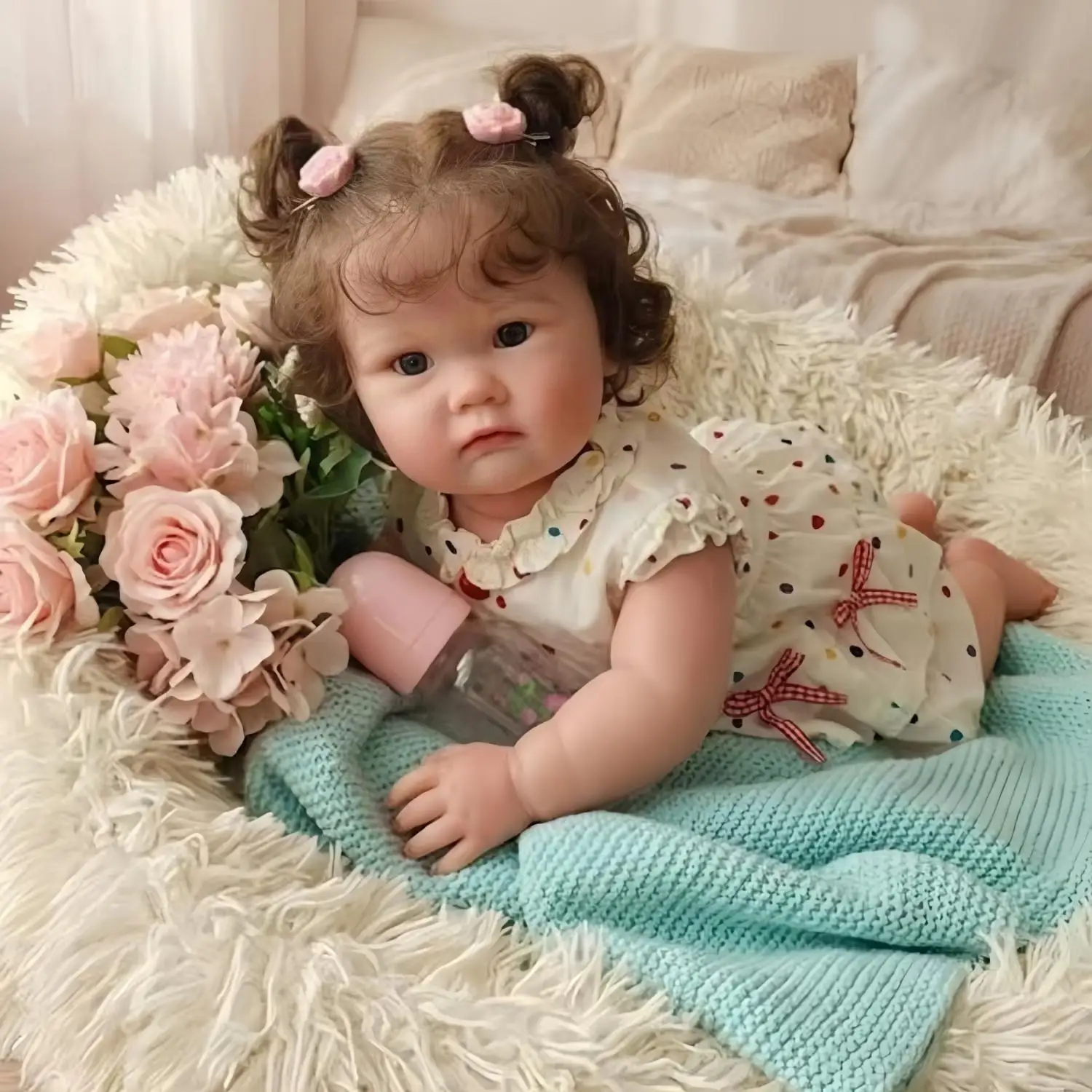 18-дюймовая кукла-реборн Шарлотта с открытым ртом, мягкая, из силикона, для девочек, с вшитыми волосами, ручной росписью и неокрашенной кожей
18-дюймовая кукла-реборн Шарлотта с открытым ртом, мягкая, из силикона, для девочек, с вшитыми волосами, ручной росписью и неокрашенной кожей