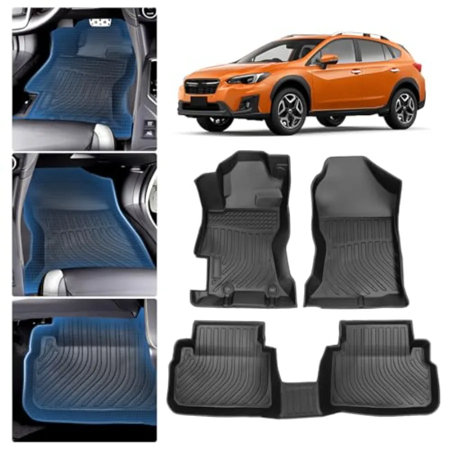 TPE All Weather Floor Mats Custom Fit for 2018-2023 Subaru Crosstrek and 2017-2023 Impreza Black 4 Pc Set Durable Waterproof Pr
TPE All Weather Floor Mats Custom Fit for 2018-2023 Subaru Crosstrek and 2017-2023 Impreza Black 4 Pc Set Durable Waterproof Pr