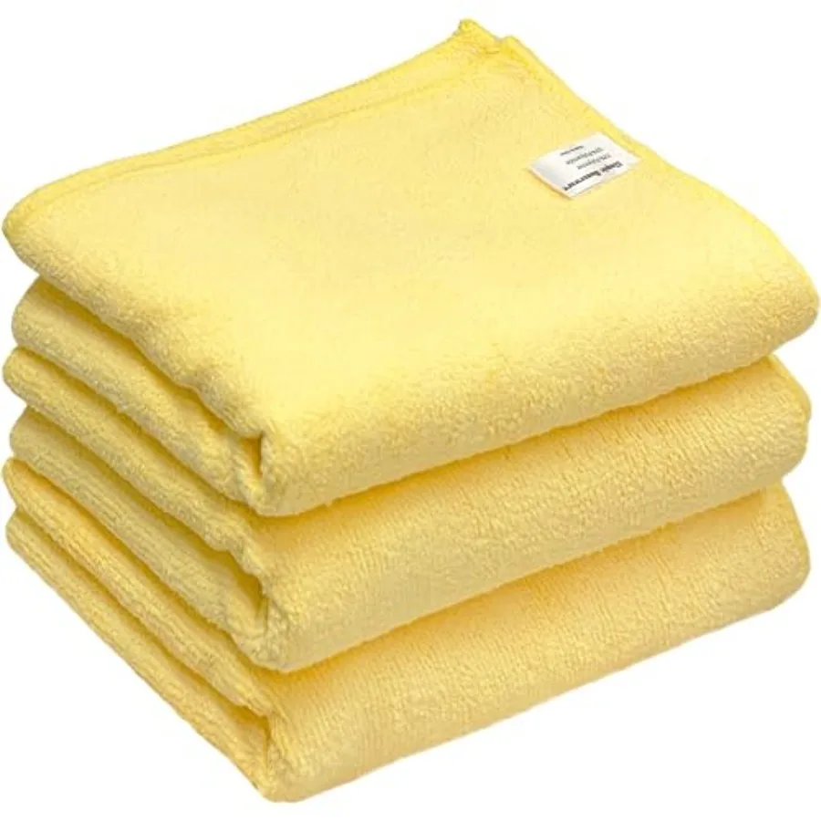 Microfiber Cleaning Towels, Heavy-Duty and Reusable Cloths for Home, Kitchen, and Car, 16" x 24", 325 GSM
Microfiber Cleaning Towels, Heavy-Duty and Reusable Cloths for Home, Kitchen, and Car, 16" x 24", 325 GSM