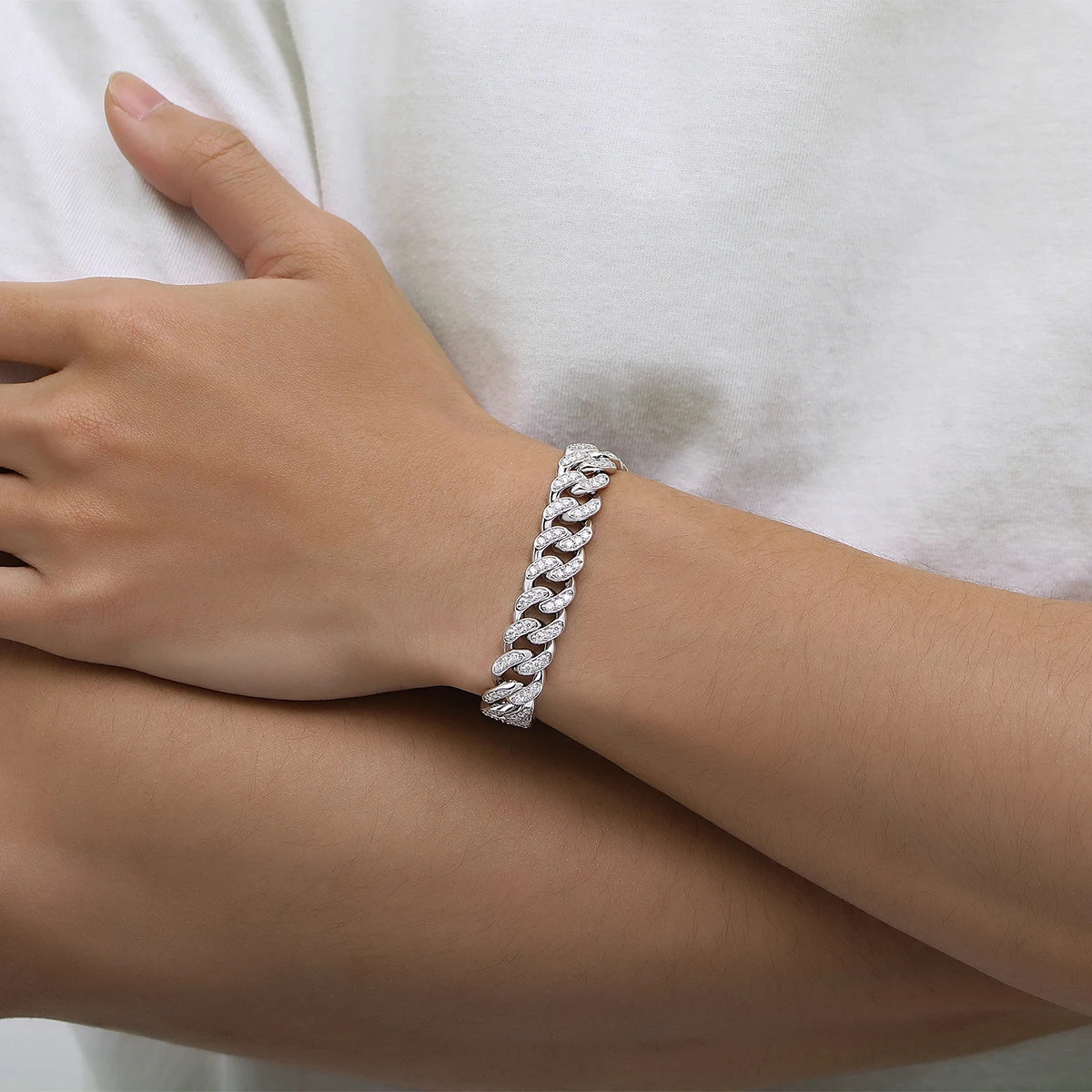 Szjinao Rose Gold Moissanite Cuban Link Bracelet For Men And Women Unisex Party Luxury Jewelry Cuban Link Chain With Certificate
Szjinao Rose Gold Moissanite Cuban Link Bracelet For Men And Women Unisex Party Luxury Jewelry Cuban Link Chain With Certificate
