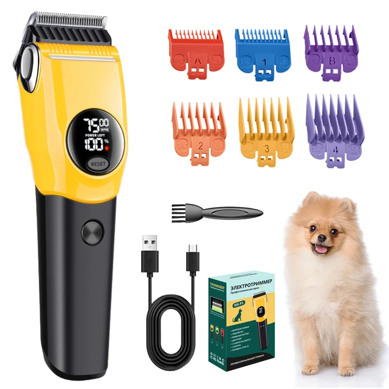 New Professional Dog Clipper Pet Hair Trimmer Cat Shaver Animal Foot Grooming Kit Hair Cutting Machine for Sheeps Rabbits
New Professional Dog Clipper Pet Hair Trimmer Cat Shaver Animal Foot Grooming Kit Hair Cutting Machine for Sheeps Rabbits