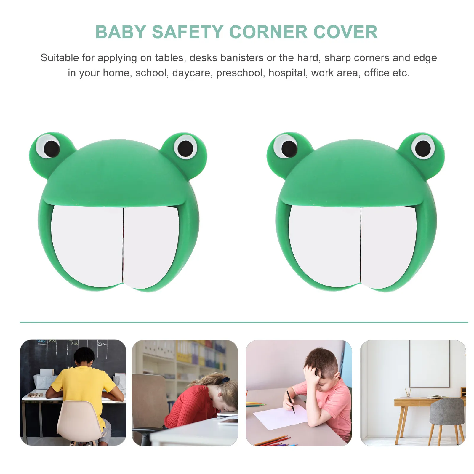 4Pcs Table Corner Protector Silicone Anti-Collision Cover Strong Adhesive Durable Desk Furniture Baby Safety Guard
4Pcs Table Corner Protector Silicone Anti-Collision Cover Strong Adhesive Durable Desk Furniture Baby Safety Guard