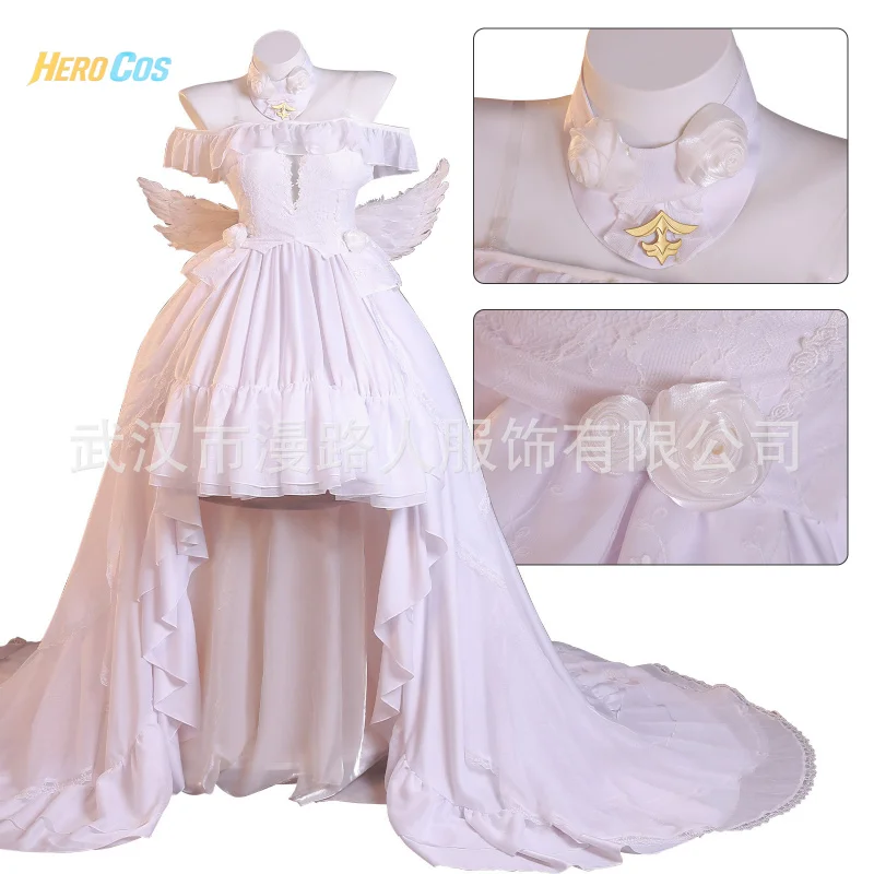 Azur Lane Janus Cosplay Costume Elegant Floral Wedding Dress Anime Party Uniform Hallowen Play Role Clothes Clothing HERO Cos
Azur Lane Janus Cosplay Costume Elegant Floral Wedding Dress Anime Party Uniform Hallowen Play Role Clothes Clothing HERO Cos