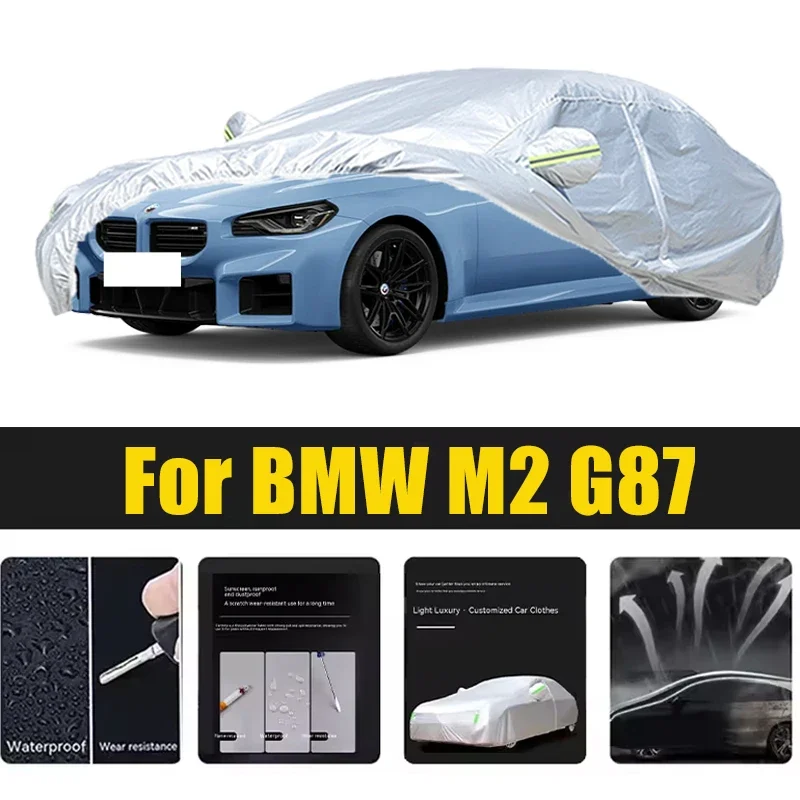 For BMW M2 G87 Car Cover Outdoor Protection Covers Snow Sunshade Waterproof Dustproof Exterior UV Car Accessories Auto
For BMW M2 G87 Car Cover Outdoor Protection Covers Snow Sunshade Waterproof Dustproof Exterior UV Car Accessories Auto
