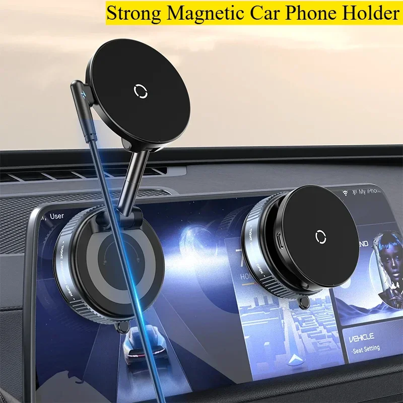 New K007 Strong Magnetic Car Phone Holder Foldable Design 360° Adjustable Vacuum Mount for Car/Desk/Bathroom/Universal Use 
New K007 Strong Magnetic Car Phone Holder Foldable Design 360° Adjustable Vacuum Mount for Car/Desk/Bathroom/Universal Use