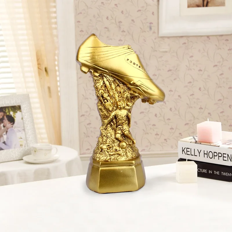 Creative European Cup Resin Crafts, Sports Golden Ball Shoes Trophy, Home Living Room, Porch Study Desk Decoration, Gift, 23cm
Creative European Cup Resin Crafts, Sports Golden Ball Shoes Trophy, Home Living Room, Porch Study Desk Decoration, Gift, 23cm