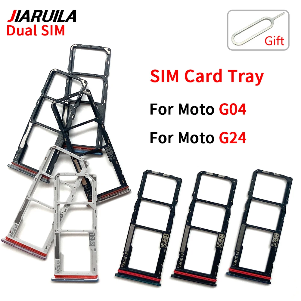 10Pcs , Card Phone Adapter Drawer For Moto G04 G24 Dual SIM Card Tray + Micro SD Card Tray Replacement
10Pcs , Card Phone Adapter Drawer For Moto G04 G24 Dual SIM Card Tray + Micro SD Card Tray Replacement
