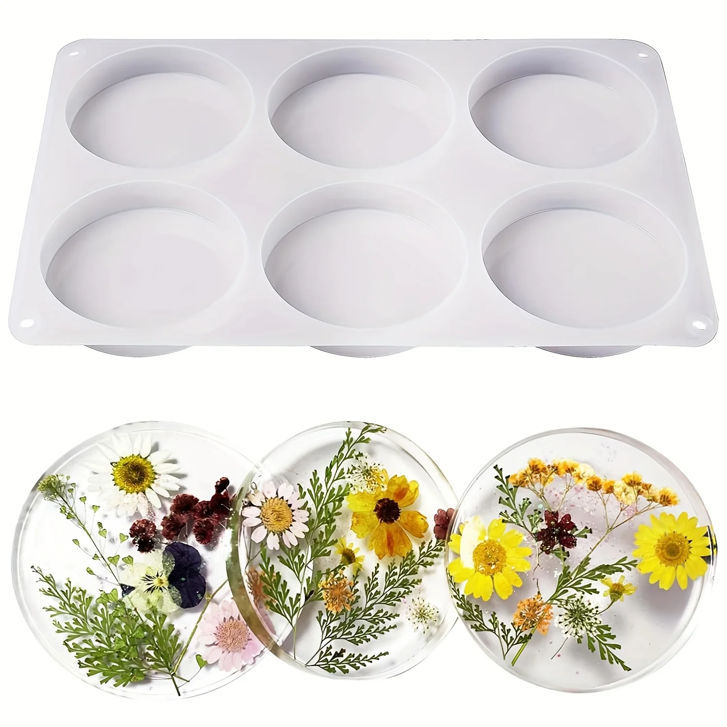 1pc- Ultra-deep resin coaster mold, large coaster mold, suitable for epoxy resin casting, coasters, handicrafts, home decoration
1pc- Ultra-deep resin coaster mold, large coaster mold, suitable for epoxy resin casting, coasters, handicrafts, home decoration