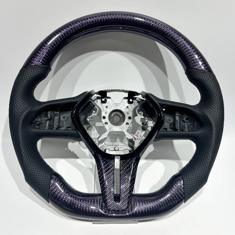 Hot Sell Black Perforated Leather Purple Carbon Fiber Steering Wheel Fit for Infiniti Q60 Q50 Q50L Q30 QX30 G35 G37 FX35 QX70
Hot Sell Black Perforated Leather Purple Carbon Fiber Steering Wheel Fit for Infiniti Q60 Q50 Q50L Q30 QX30 G35 G37 FX35 QX70
