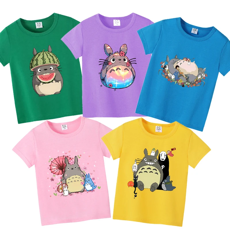 My Neighbor Totoro Kid T-shirt Anime Tees Creative Cartoon Boy Girl Summer Short Sleeve Children Clothes Tops Birthday Gift
My Neighbor Totoro Kid T-shirt Anime Tees Creative Cartoon Boy Girl Summer Short Sleeve Children Clothes Tops Birthday Gift