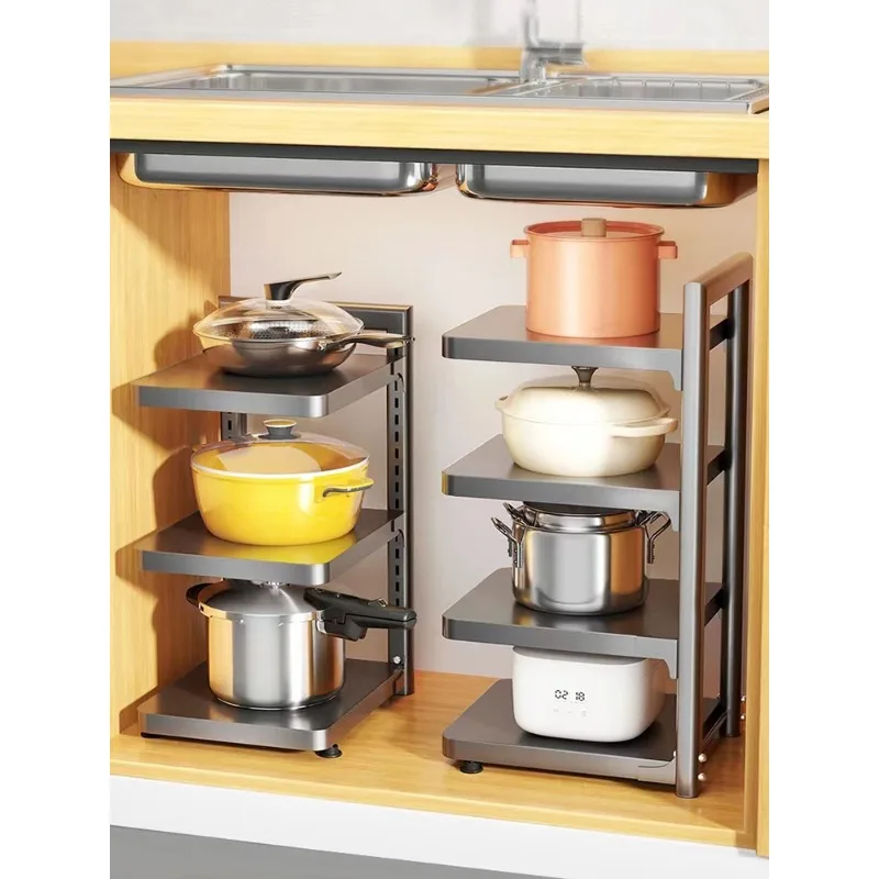 Kitchen shelves, countertops, cabinets, storage in cabinets, wall-mounted wall-mounted dual-purpose pot rack
Kitchen shelves, countertops, cabinets, storage in cabinets, wall-mounted wall-mounted dual-purpose pot rack