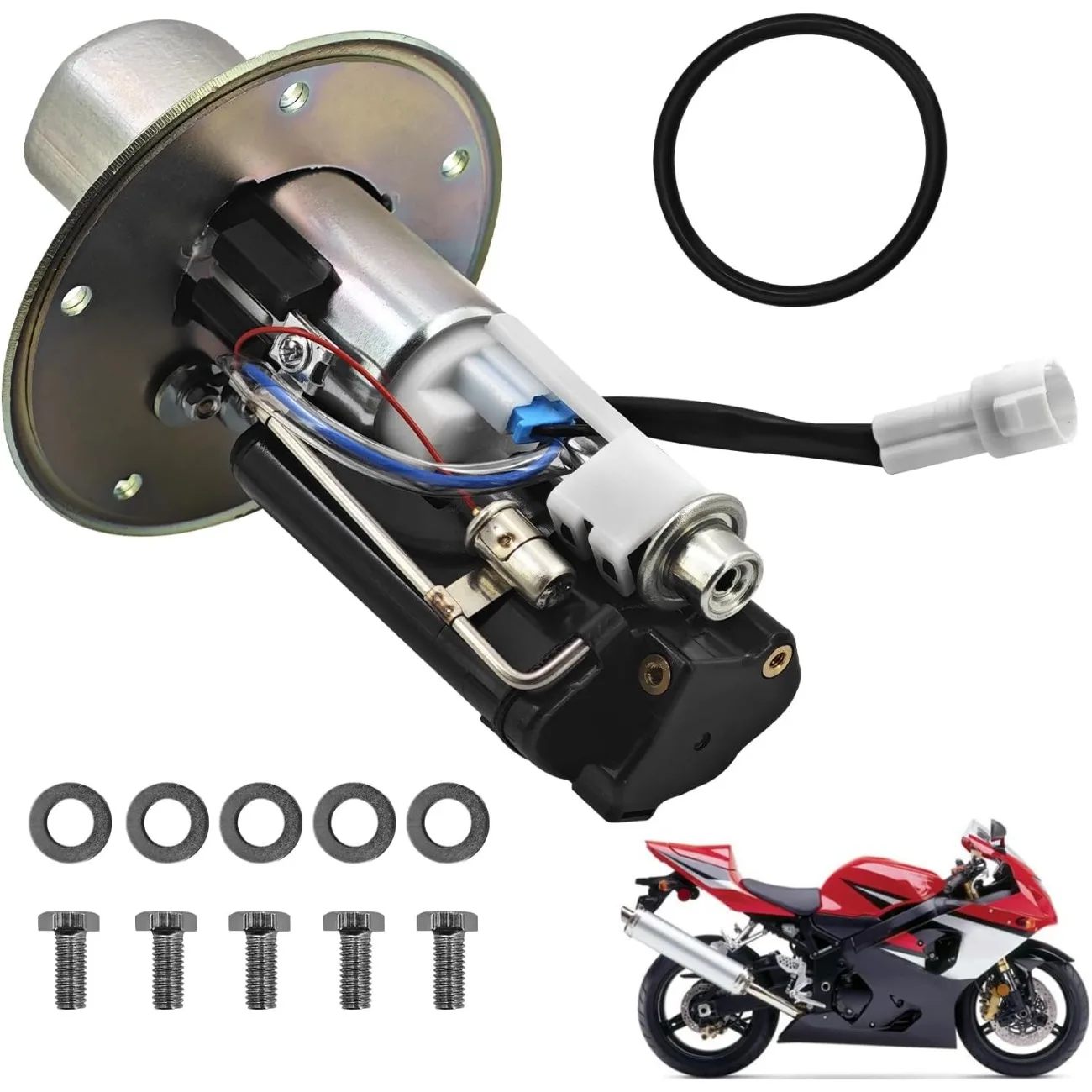 Motorcycle Fuel Pump Assembly for Suzuki GSX-R GSXR 600 750 2004 2005 15100-29G00 1510029G00 Car Accessories
Motorcycle Fuel Pump Assembly for Suzuki GSX-R GSXR 600 750 2004 2005 15100-29G00 1510029G00 Car Accessories