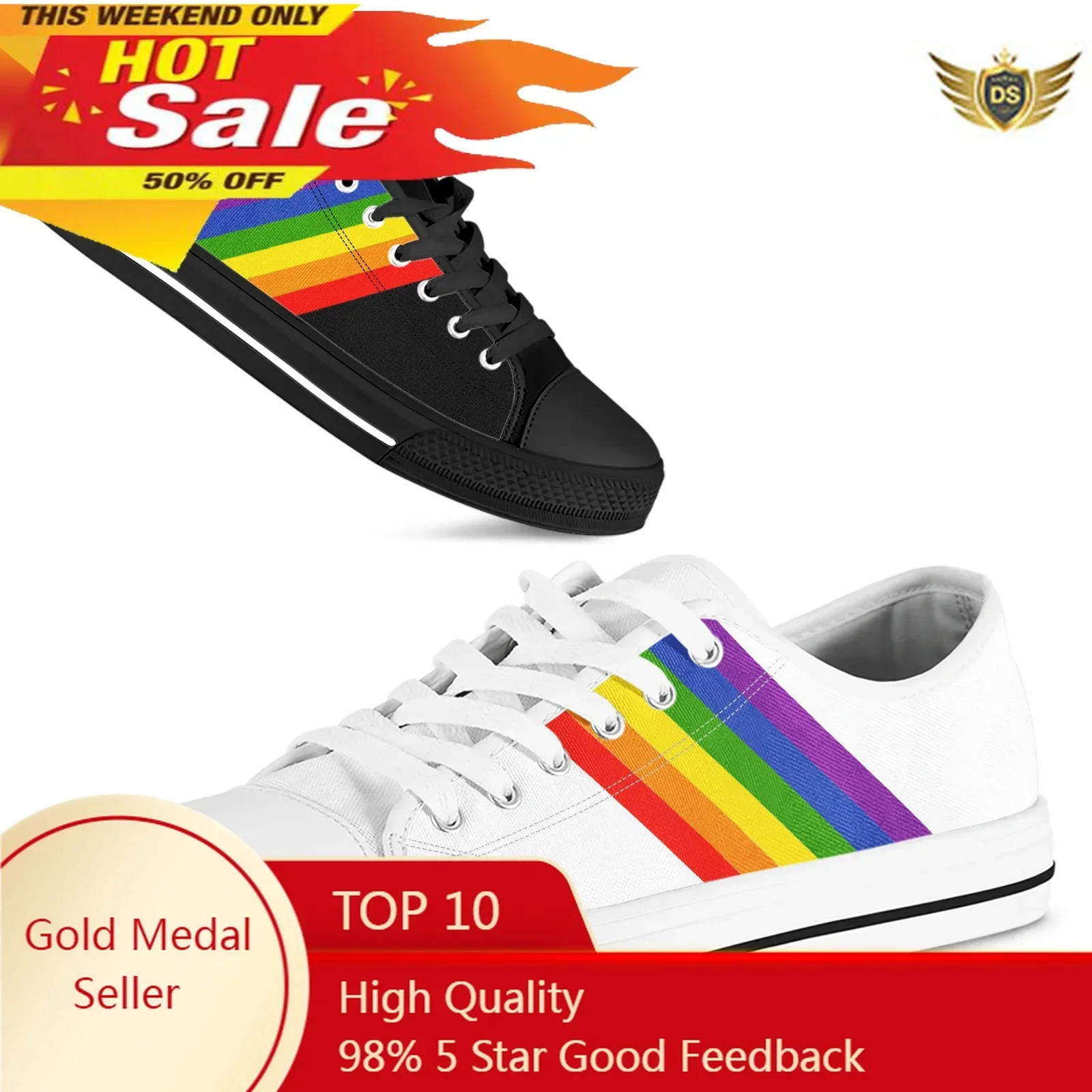 Canvas Sneakers LGBT Pride Women Shoes Couple Canvas Shoe Casual Women Sport Shoes Male Flat Lace-Up Adult Zapatillas Mujer
Canvas Sneakers LGBT Pride Women Shoes Couple Canvas Shoe Casual Women Sport Shoes Male Flat Lace-Up Adult Zapatillas Mujer