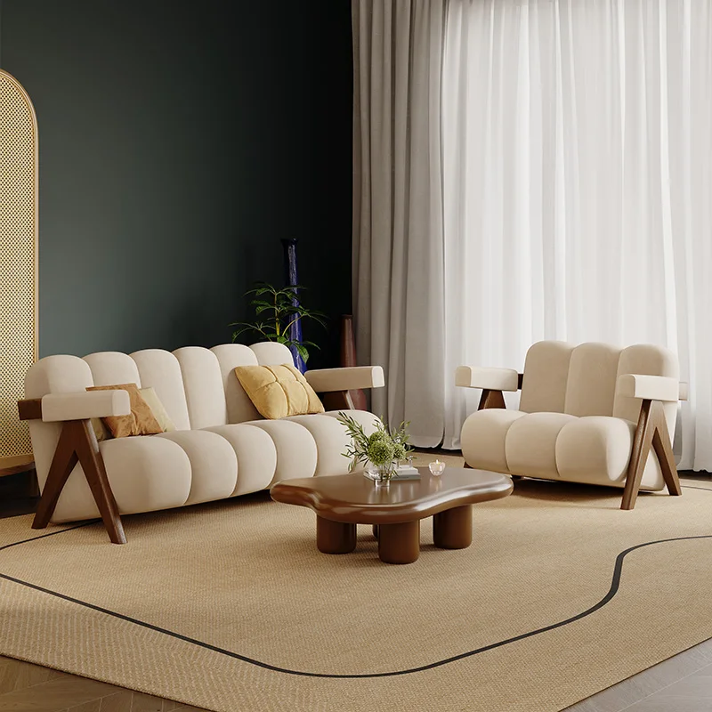 French retro cream style sofa sitting area reception small apartment living room straight row three sofa
French retro cream style sofa sitting area reception small apartment living room straight row three sofa
