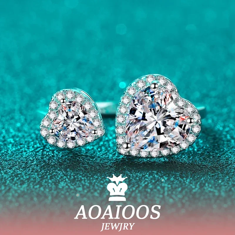DRring 2.5cttw Heart Cut Genuine Moissanite Wedding Rings for Women Adjustable 925 Sterling Silver Girls Birthday Gift Wholesale
DRring 2.5cttw Heart Cut Genuine Moissanite Wedding Rings for Women Adjustable 925 Sterling Silver Girls Birthday Gift Wholesale