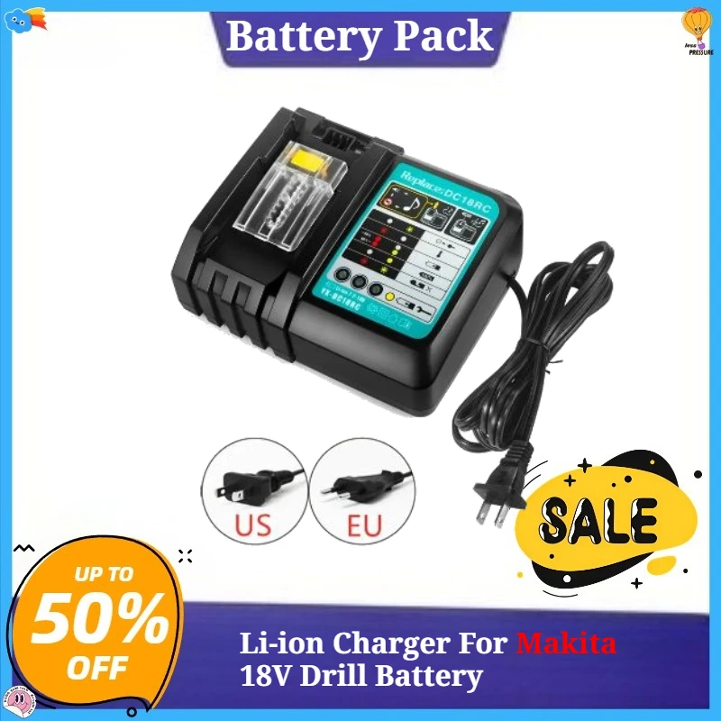 DC18RF DC18RC 3A 3,5A литий-ионное зарядное устройство для дрели Makita 18 В, аккумулятор для Makita 14,4 В 18 В LXT BL1815 BL1860 BL1430 BL1450, зарядное устройство
DC18RF DC18RC 3A 3,5A литий-ионное зарядное устройство для дрели Makita 18 В, аккумулятор для Makita 14,4 В 18 В LXT BL1815 BL1860 BL1430 BL1450, зарядное устройство