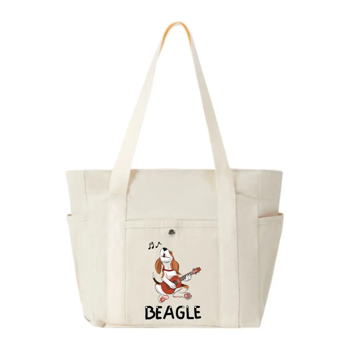 Beagle Playing Guitar Graphic Canvas Shoulder Bag Female Simple Campus Shopping Bag
Beagle Playing Guitar Graphic Canvas Shoulder Bag Female Simple Campus Shopping Bag